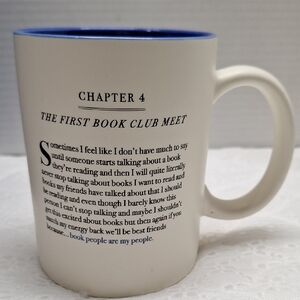 🛍2/$15🛍 #ABI Indigo White and Blue Chapter 4 MUG